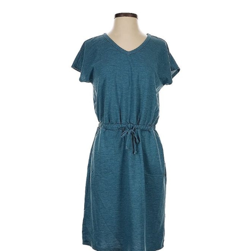 BE COOL Light Blue Short Sleeve Dress